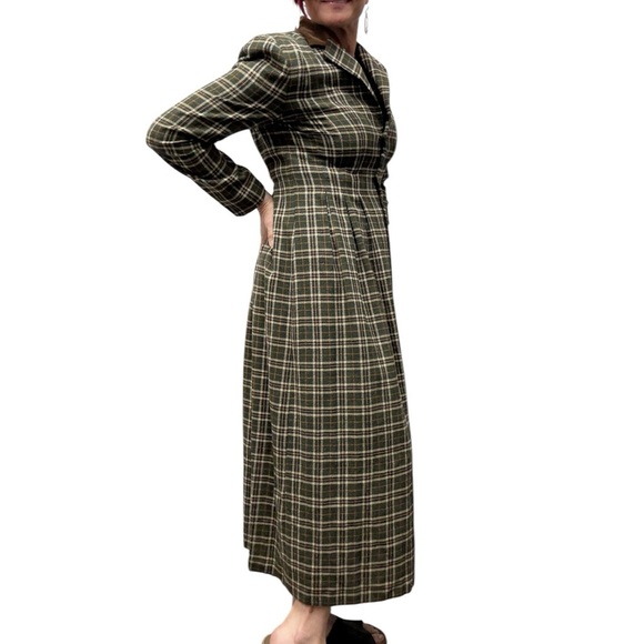 Vintage Peasant Cottage Grunge Academia Farm Renaissance Country Dress - Picture 13 of 15